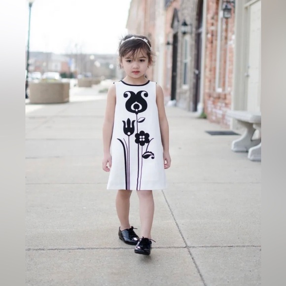 Victoria Beckham for Target - Black and White Tulip Dress - Picture 1 of 11